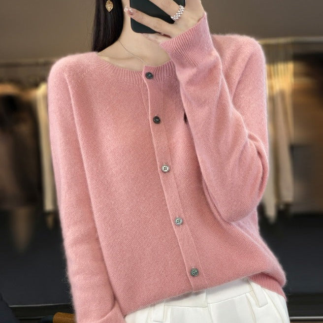 Cardigan en Maille Boutonné | Douceur et Élégance | Plusieurs Couleurs