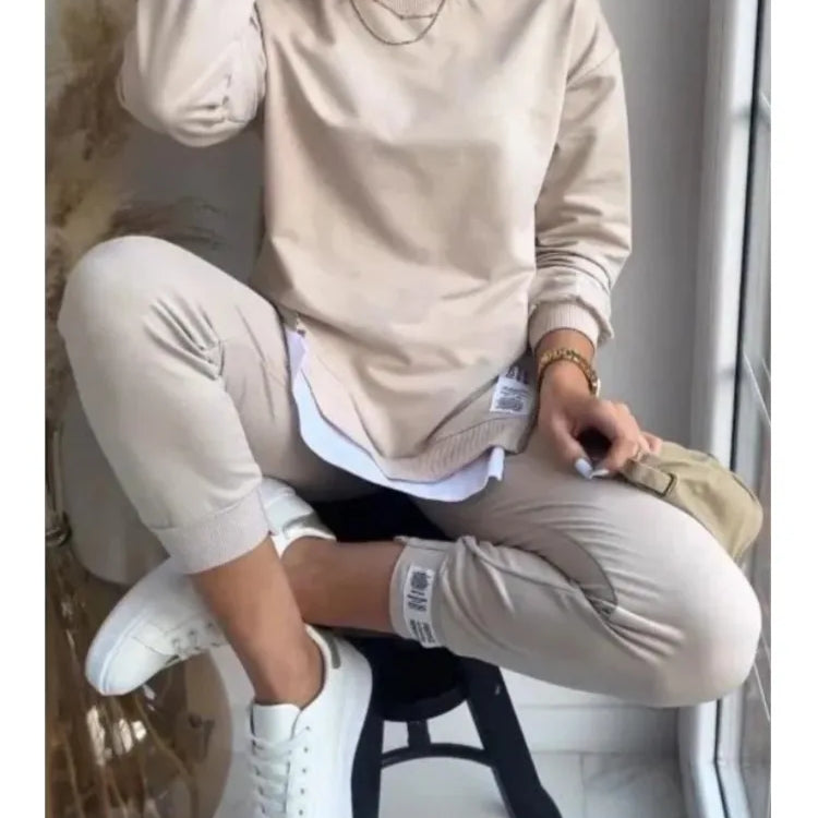 Ensemble Confort 2 Pièces | Sweat & Pantalon Ajusté | Style Décontracté