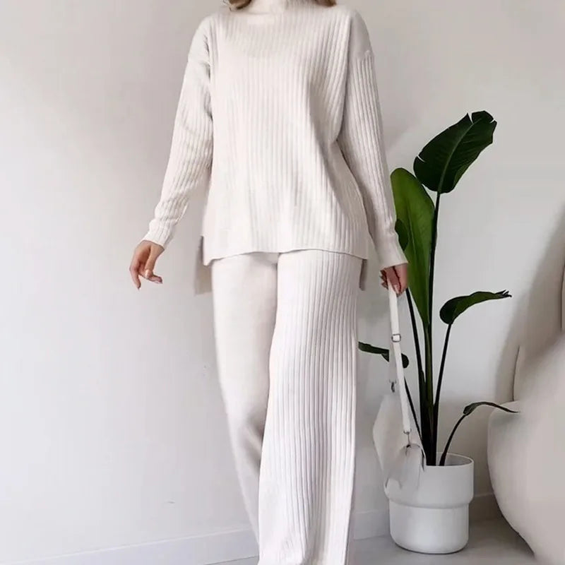 Ensemble Pull & Pantalon Fluide | Minimaliste & Confortable