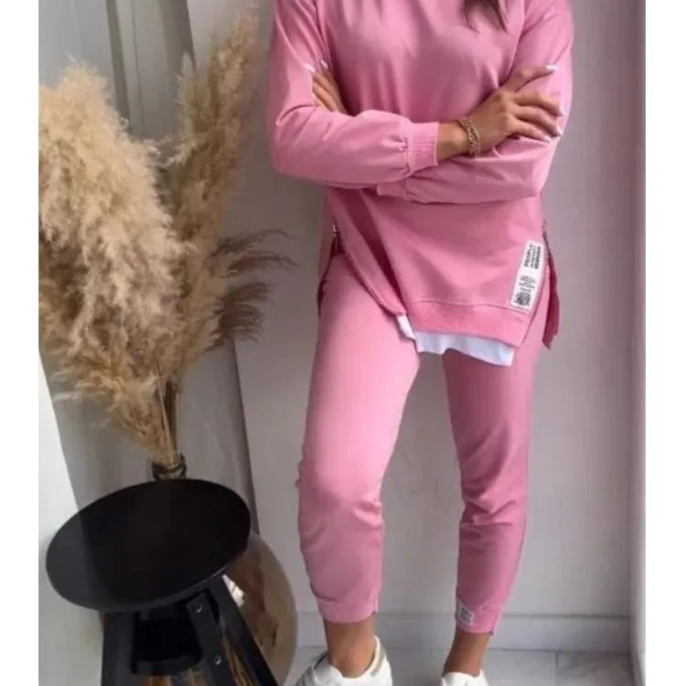 Ensemble Confort 2 Pièces | Sweat & Pantalon Ajusté | Style Décontracté