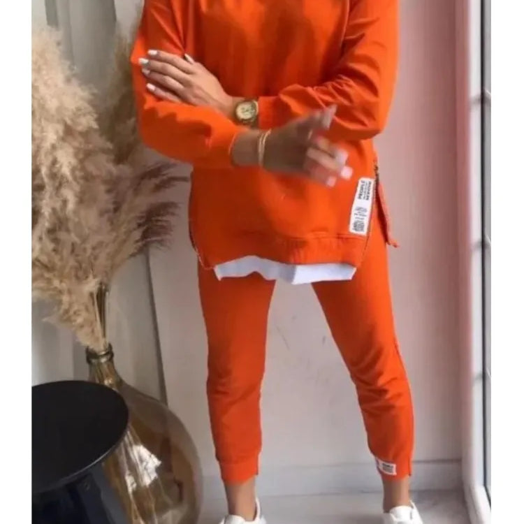 Ensemble Confort 2 Pièces | Sweat & Pantalon Ajusté | Style Décontracté
