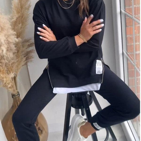 Ensemble Décontracté Sweat et Pantalon | Confortable et Stylé | Look Casual