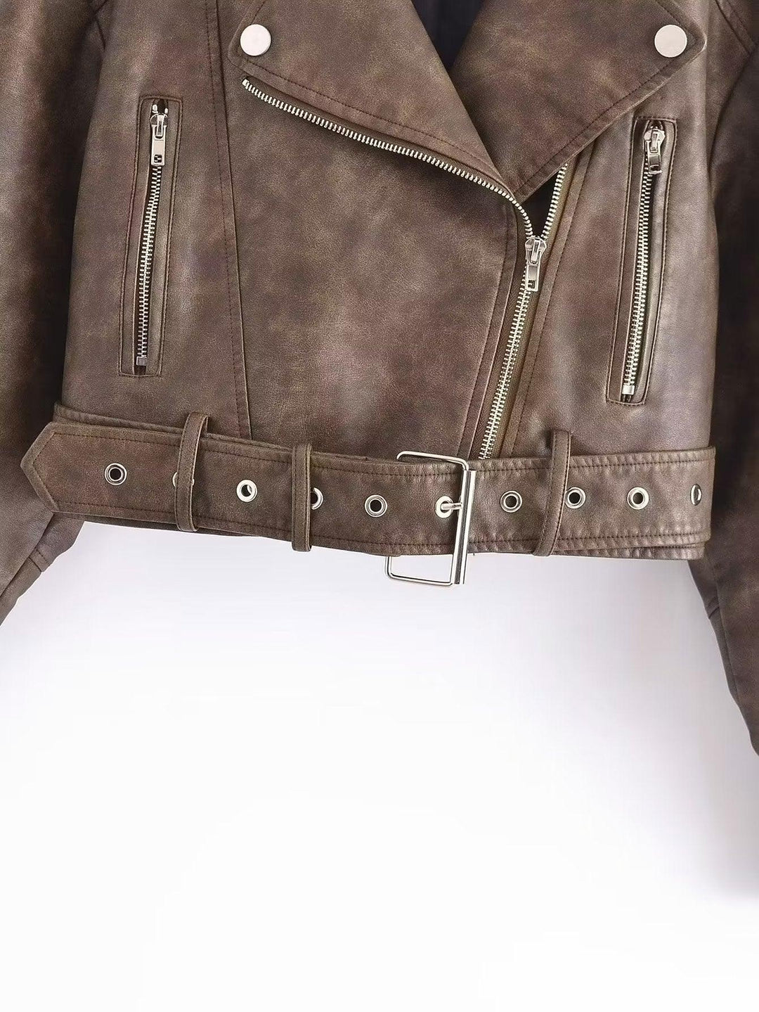 Veste Biker Cuir | Cuir | Style Rock et Moderne