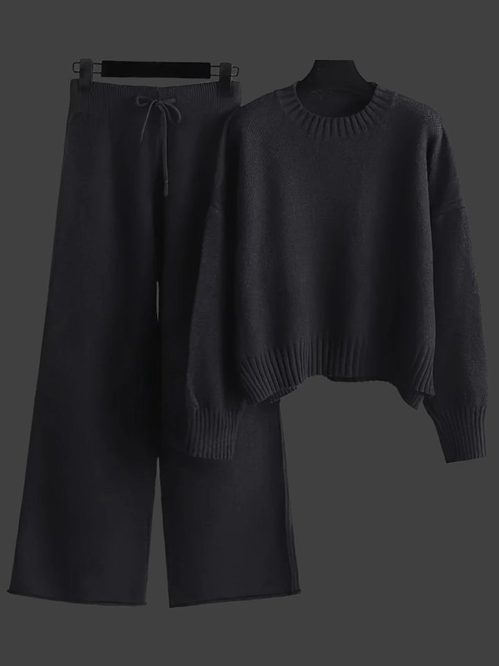 Ensemble Pull Oversize et Pantalon Ample | Doux et Confortable | Look Décontracté Chic