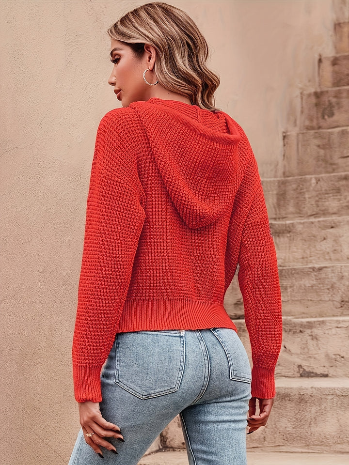 Pull À Capuche Décontracté Élégant Pour Femmes – Indispensable Mode Automne/Hiver