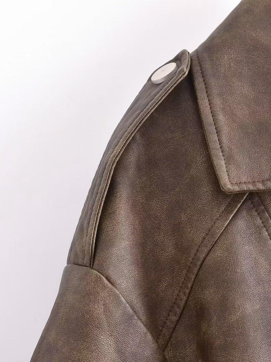 Veste Biker Cuir | Cuir | Style Rock et Moderne