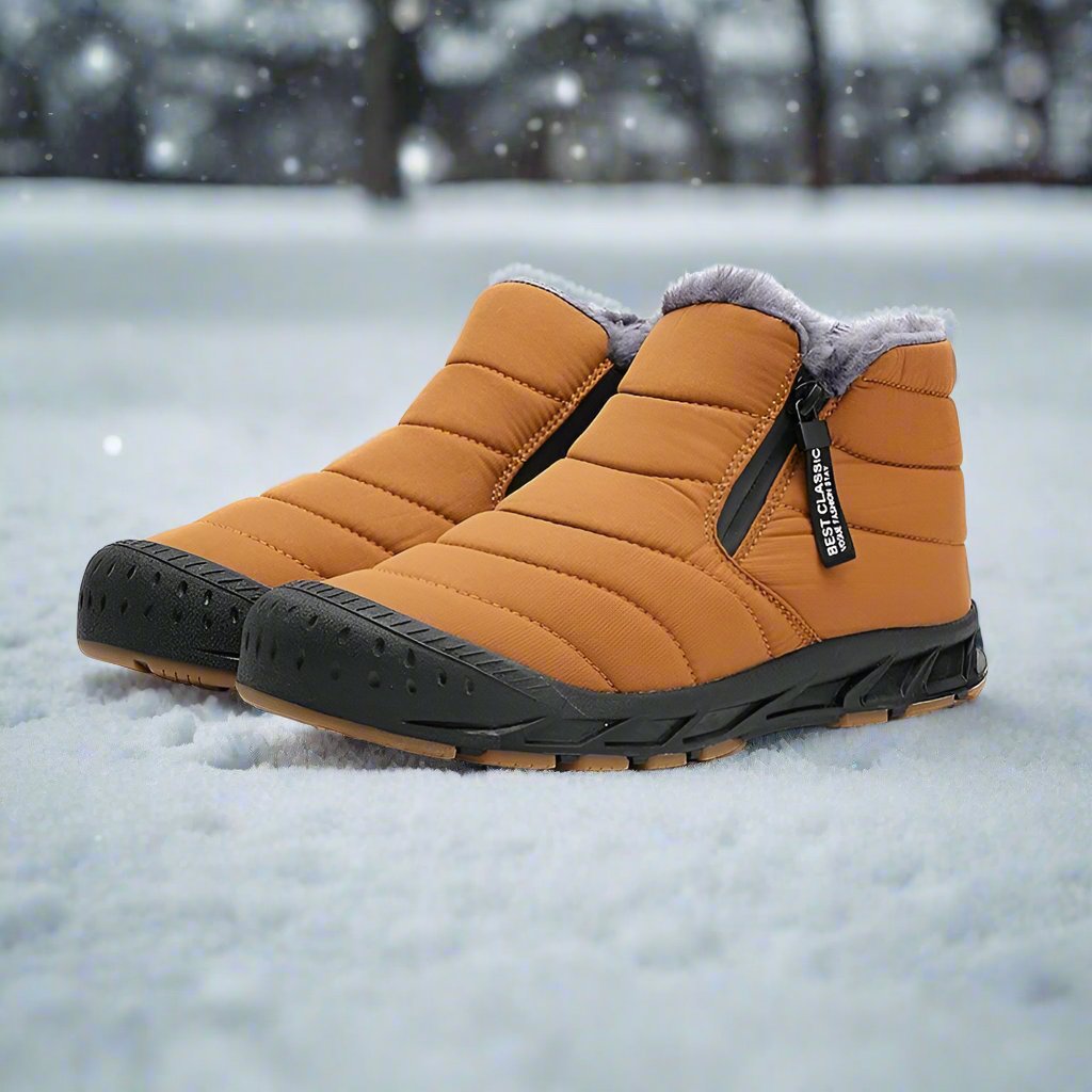 Bottines d’Hiver Fourrées | Imperméables et Antidérapantes | Plusieurs Couleurs