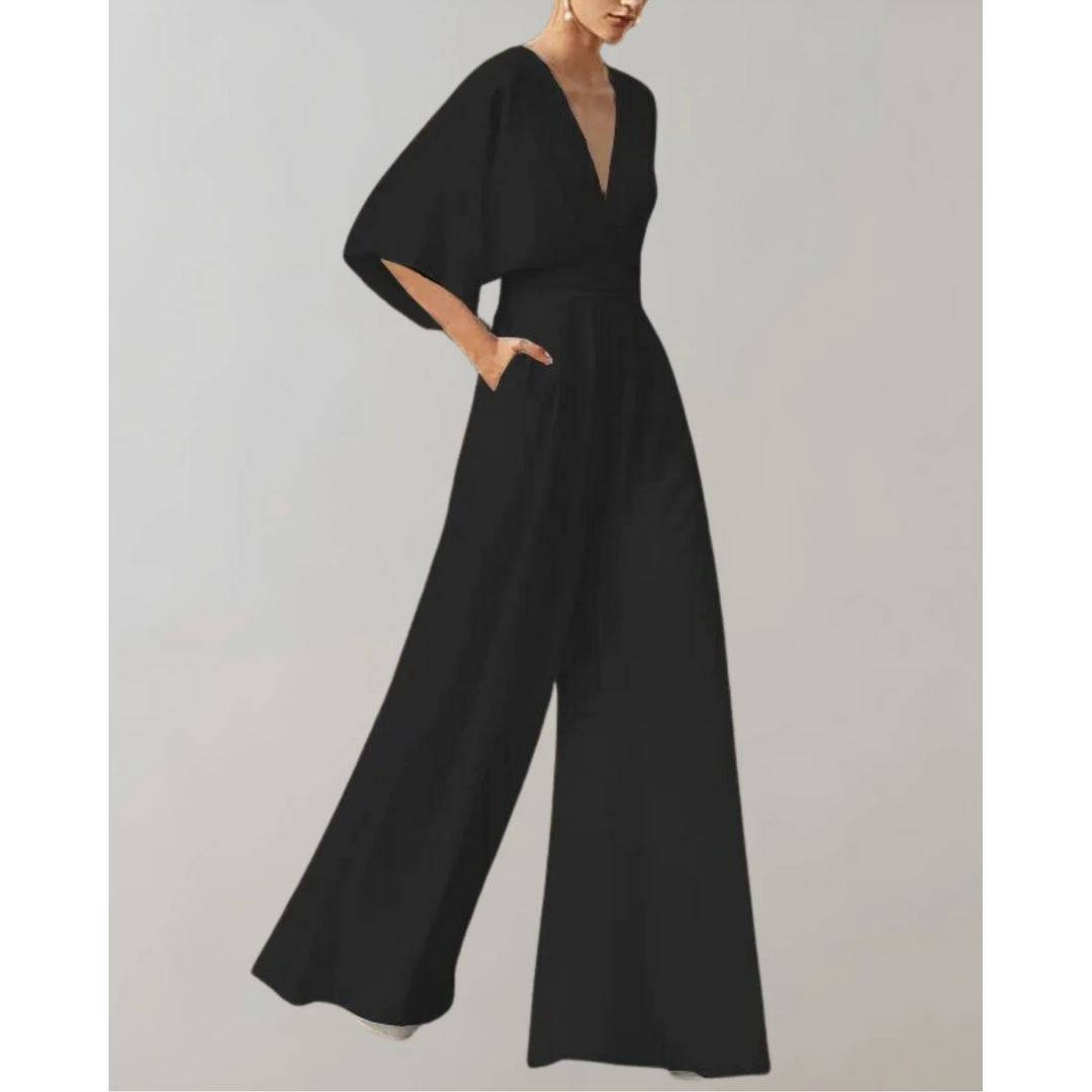 Céleste | Jumpsuit Fluide en Tissu Ajusté pour femmes