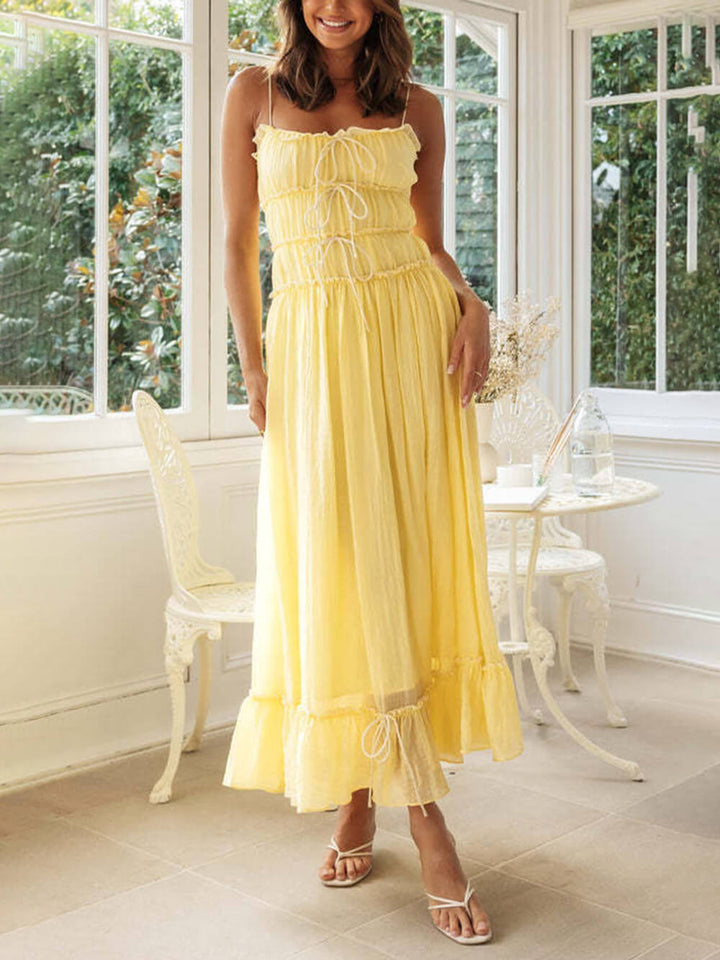 Robe Soleil Mousseuse – Coupe Fluide & Légèreté Élégante d’Été