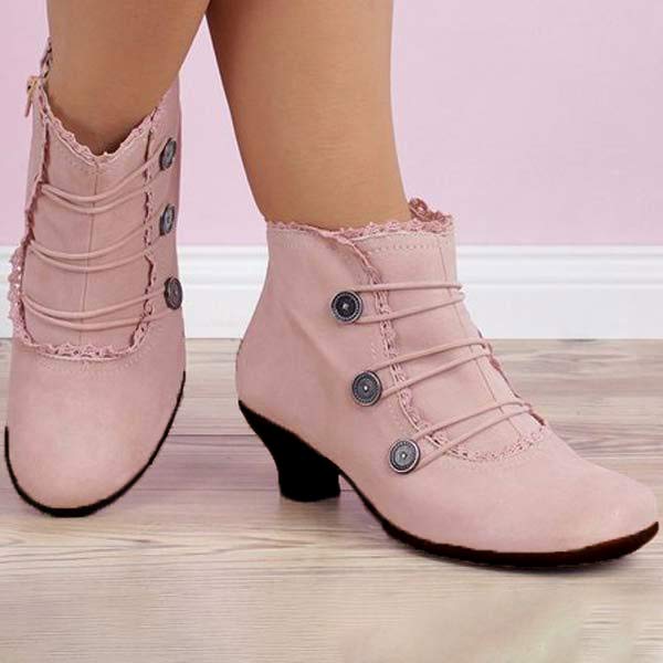 Bottines à Talons Vintage | Élégantes et Confortables | Look Rétro-Chic