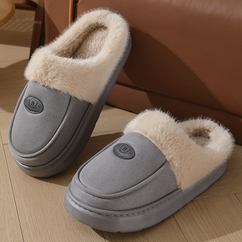 Chaussons Doublés en Fausse Fourrure | Chaleur et Confort | Semelle Antidérapante