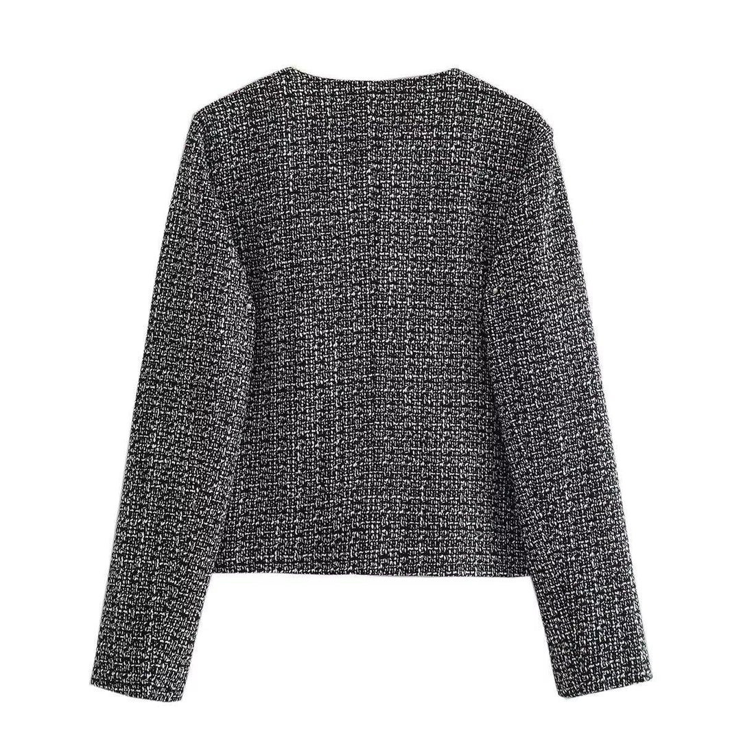 Veste Courte à Boutons Dorés | Élégante et Moderne | Coupe Structurée