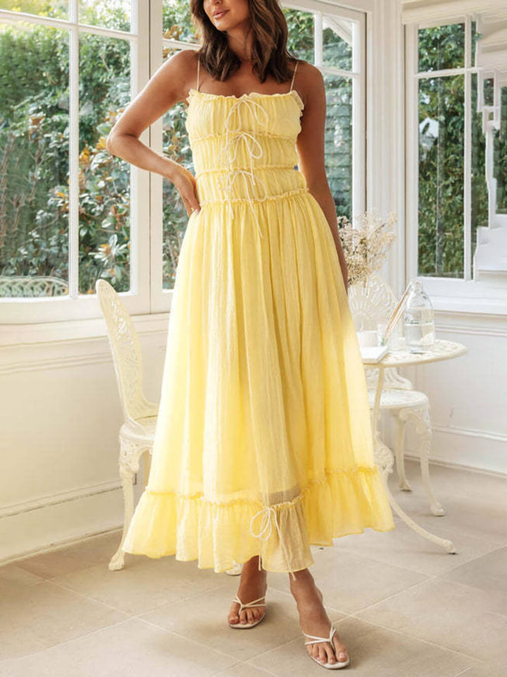 Robe Soleil Mousseuse – Coupe Fluide & Légèreté Élégante d’Été