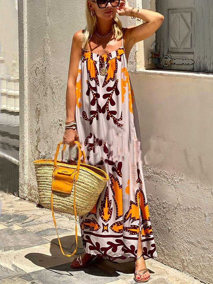 Robe Maxi Soleil Bohème – Coupe Fluide & Esprit Méditerranéen