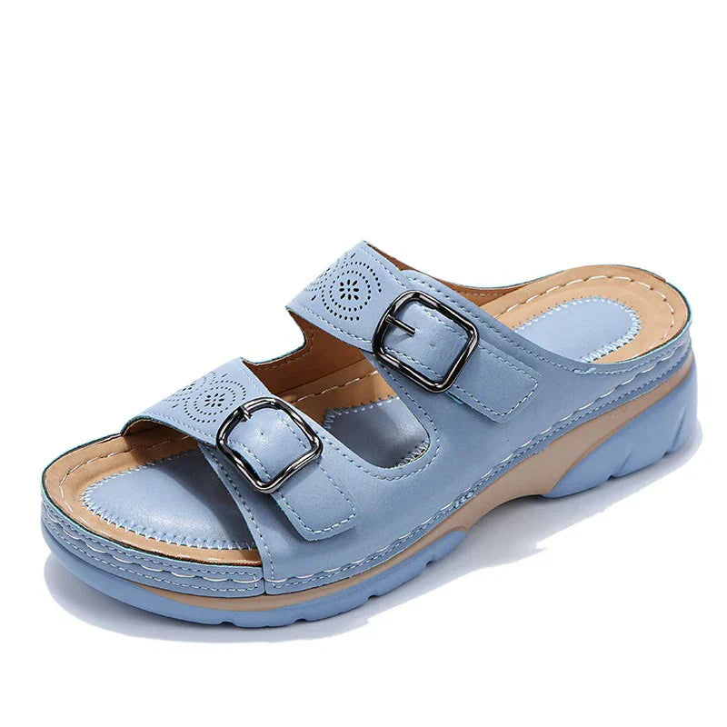 Frida | Sandales en cuir souple pour femmes