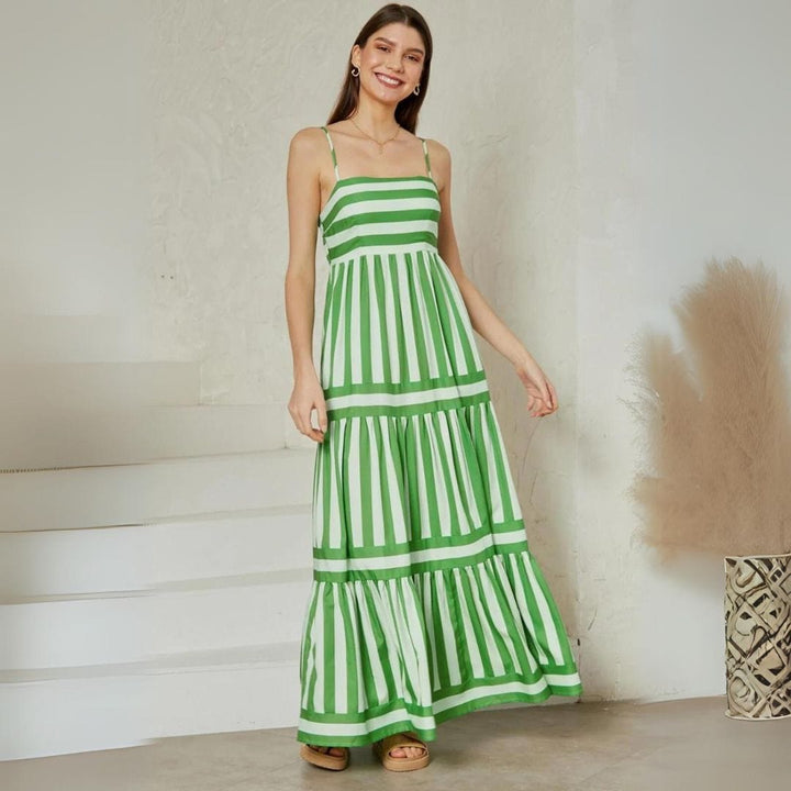 Robe Livia à Rayures – Coupe Légère & Esprit Ensoleillé d’Été