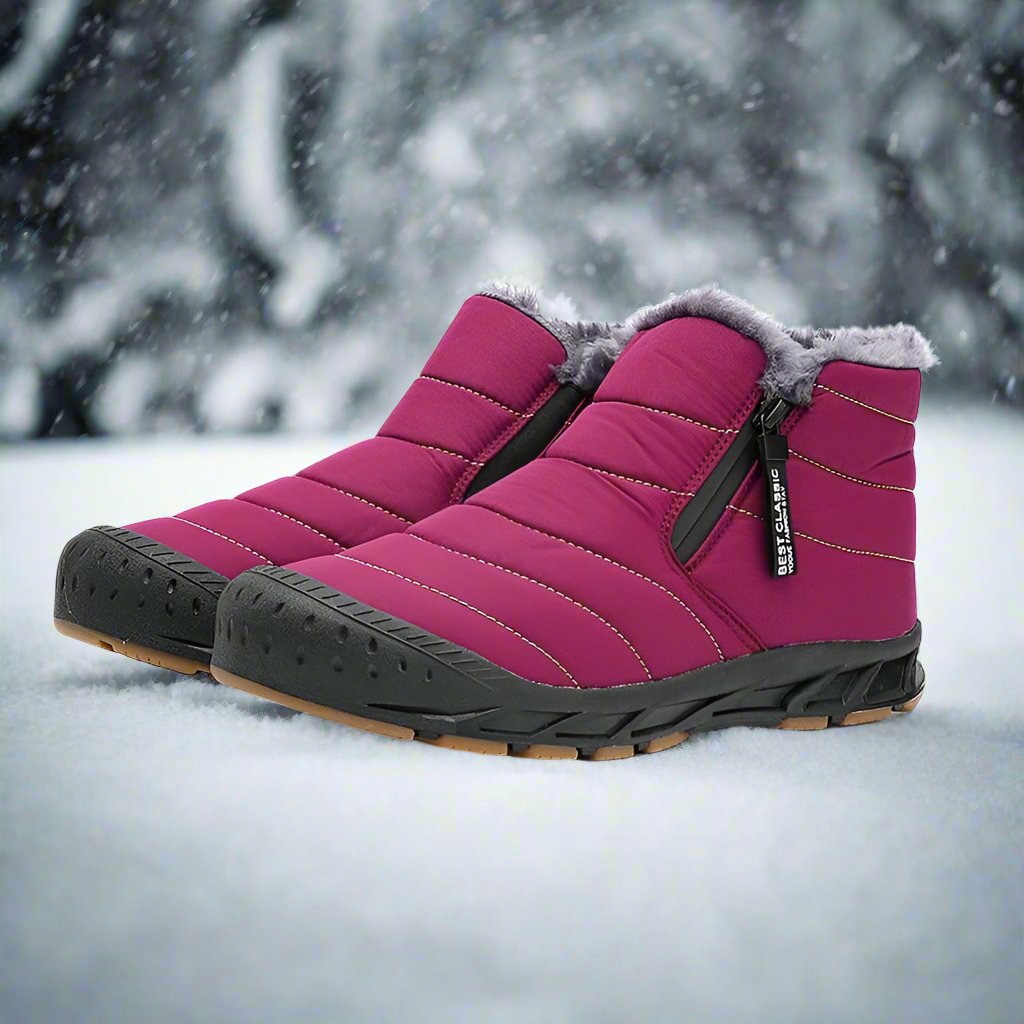 Bottines d’Hiver Fourrées | Imperméables et Antidérapantes | Plusieurs Couleurs