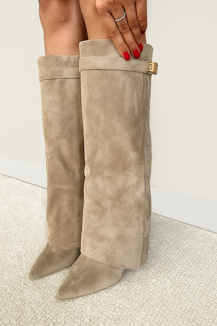 Bottes Hautes en Suédine | Légères & Élégantes pour l’Été