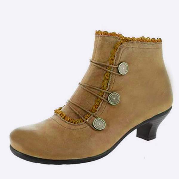 Bottines à Talons Vintage | Élégantes et Confortables | Look Rétro-Chic