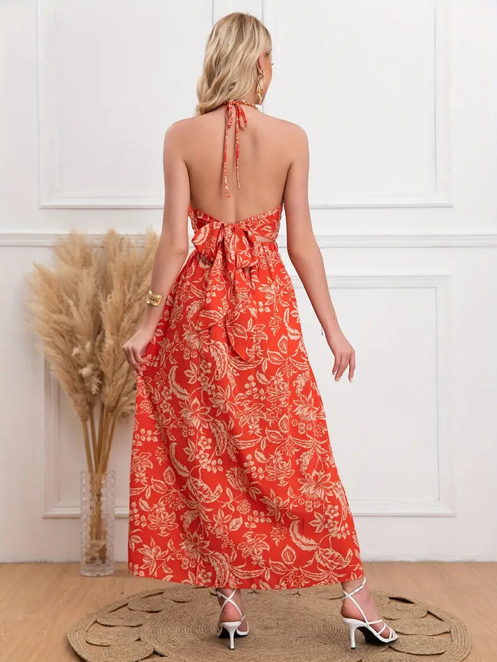 Robe Adela – Coupe Fluide & Imprimé Fleurie Bohème d’Été