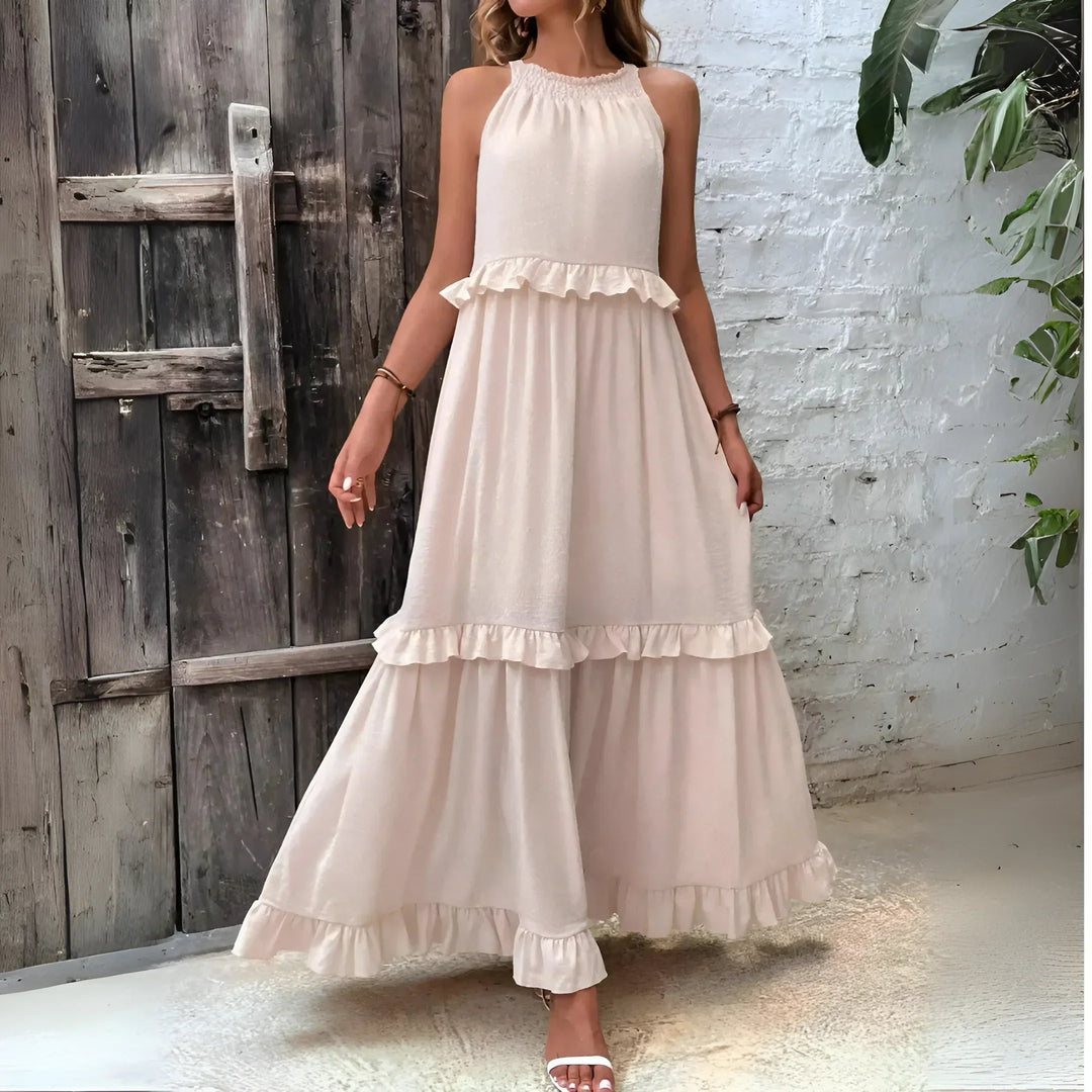 Robe Lysa Longue – Style Bohème Chic & Coupe Fluide