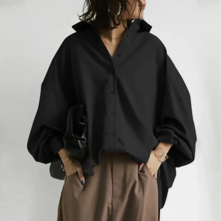 Luna | Chemise boutonnée oversize chic pour femme