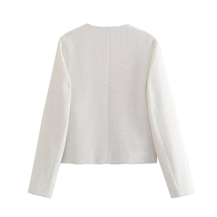 Veste Courte à Boutons Dorés | Élégante et Moderne | Coupe Structurée