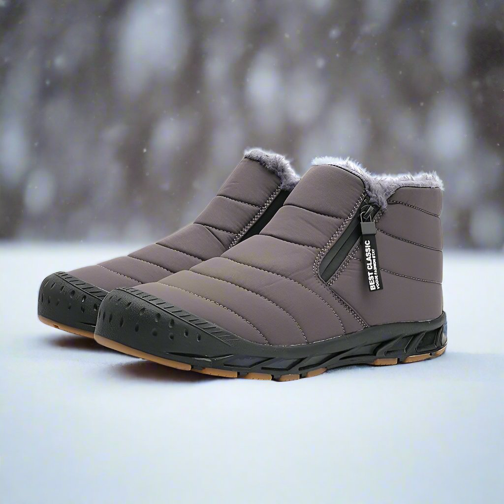 Bottines d’Hiver Fourrées | Imperméables et Antidérapantes | Plusieurs Couleurs