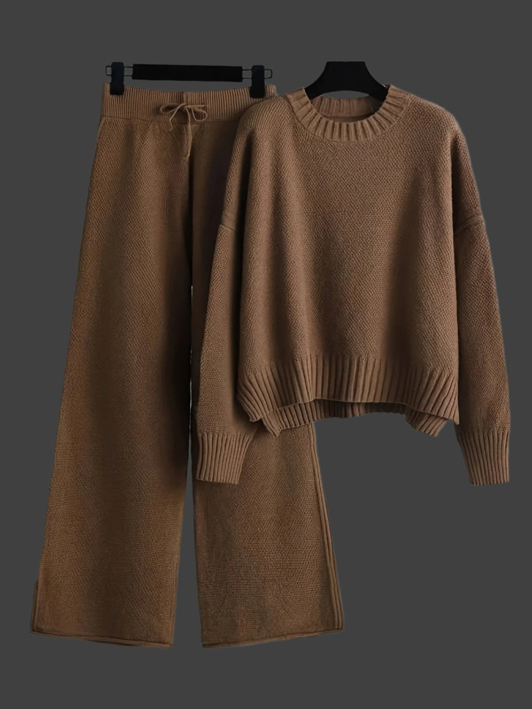 Ensemble Pull Oversize et Pantalon Ample | Doux et Confortable | Look Décontracté Chic