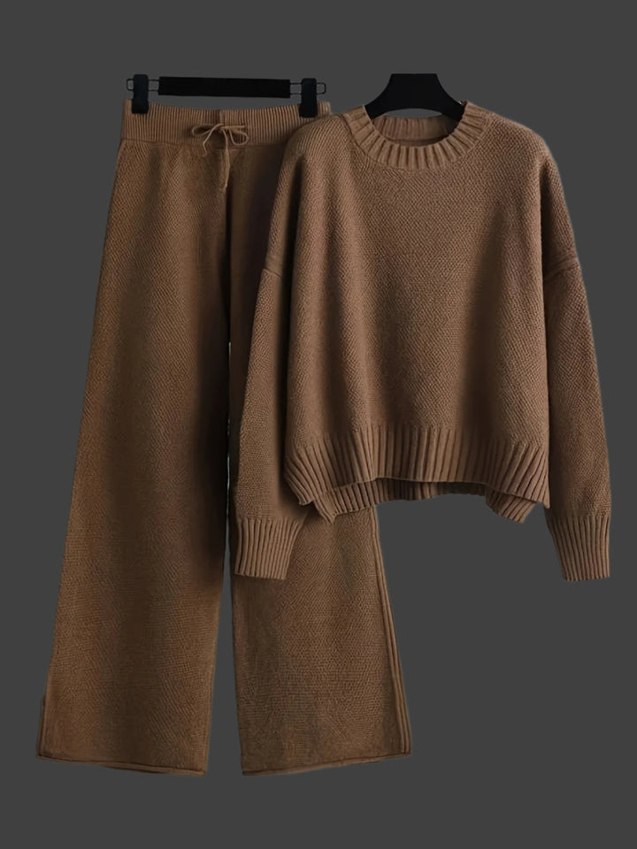 Ensemble Pull Oversize et Pantalon Ample | Doux et Confortable | Look Décontracté Chic