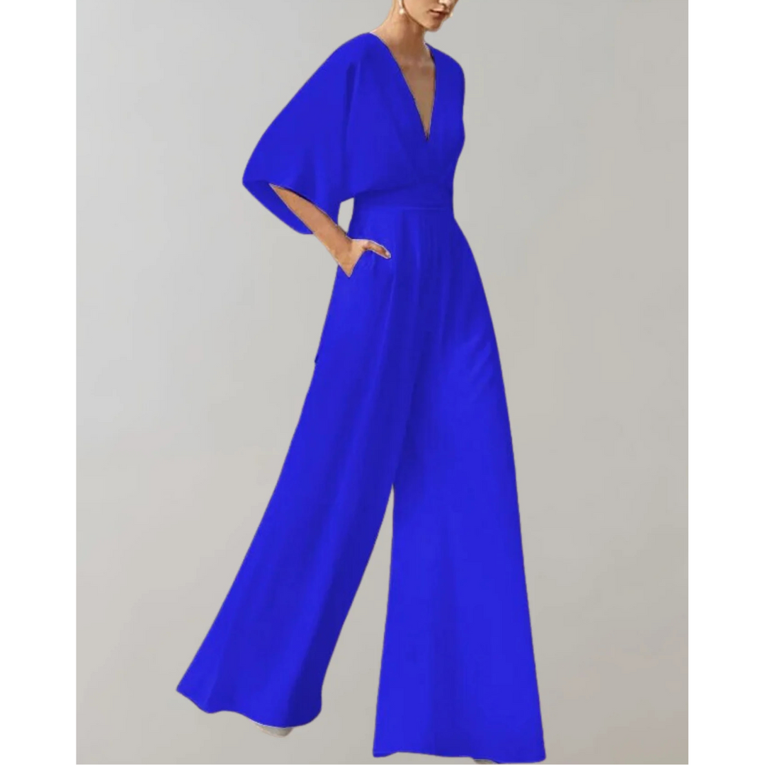 Céleste | Jumpsuit Fluide en Tissu Ajusté pour femmes