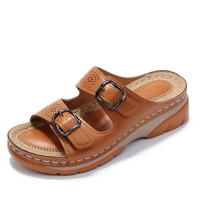 Frida | Sandales en cuir souple pour femmes