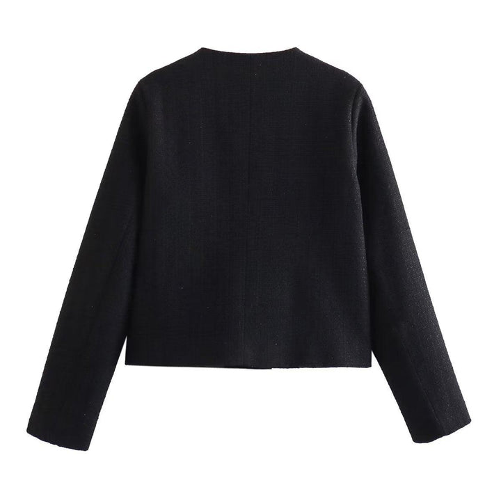 Veste Courte à Boutons Dorés | Élégante et Moderne | Coupe Structurée