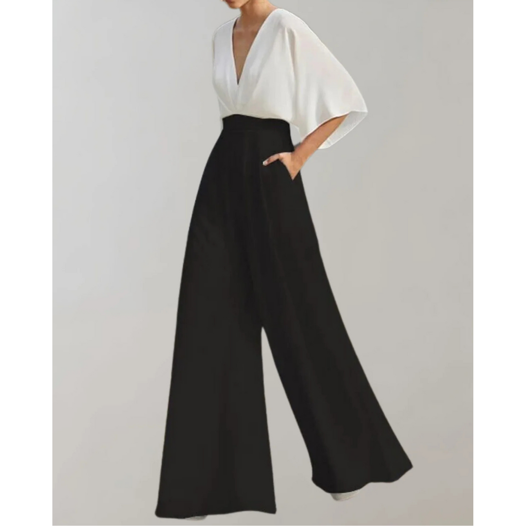 Céleste | Jumpsuit Fluide en Tissu Ajusté pour femmes