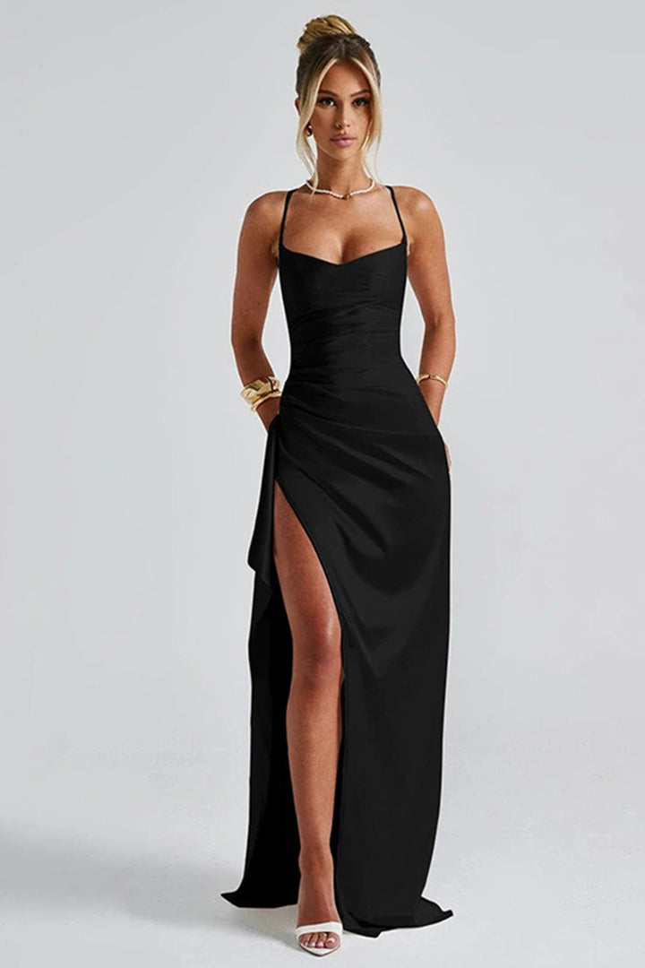 Baily | Robe de soirée sophistiquée avec fente pour femmes