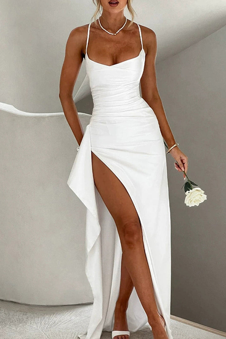 Baily | Robe de soirée sophistiquée avec fente pour femmes