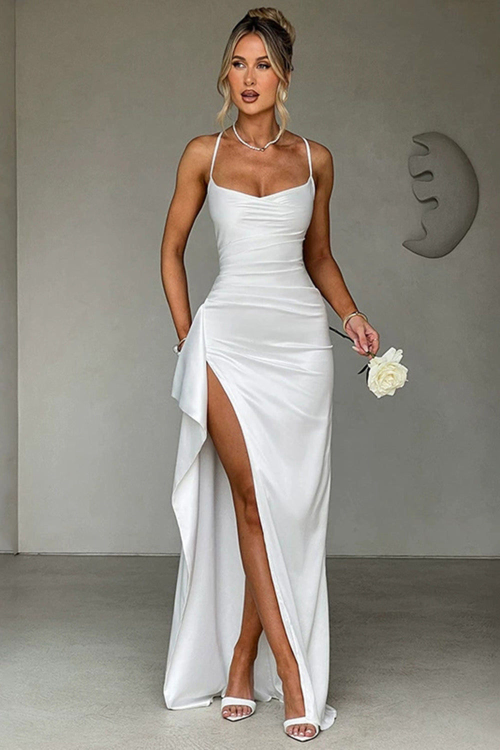 Baily | Robe de soirée sophistiquée avec fente pour femmes