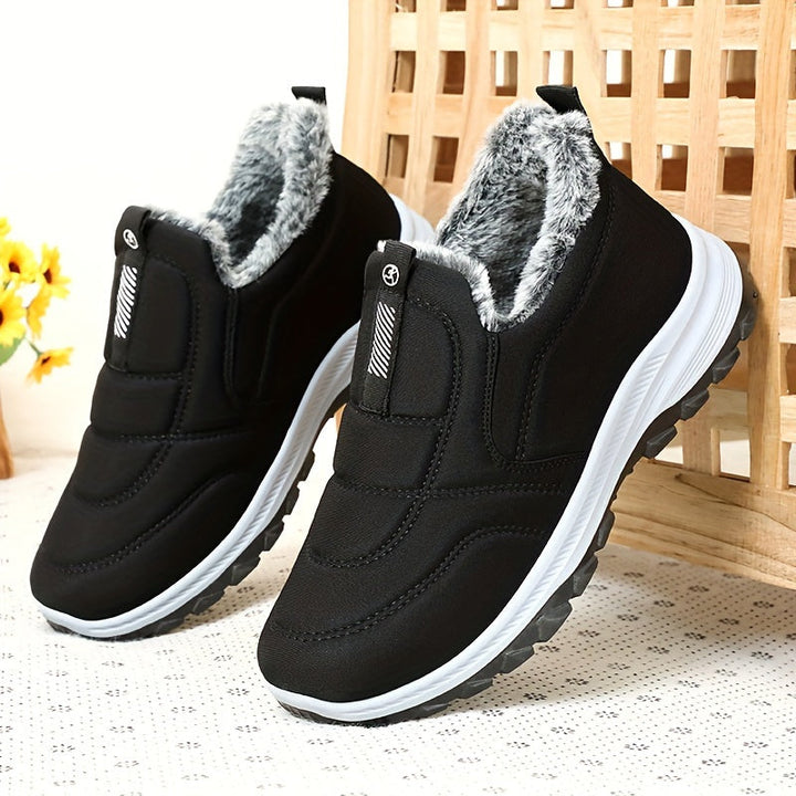 Sneakers Hivernales Doublées | Design Slip-On | Chaudes et Antidérapantes