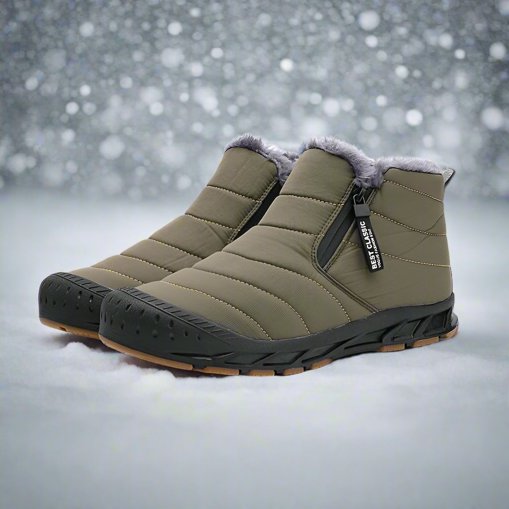 Bottines d’Hiver Fourrées | Imperméables et Antidérapantes | Plusieurs Couleurs