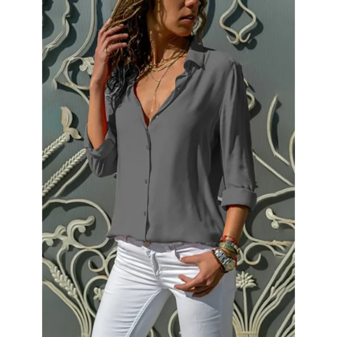 Clara | Chemise boutonnée polyvalente pour femmes