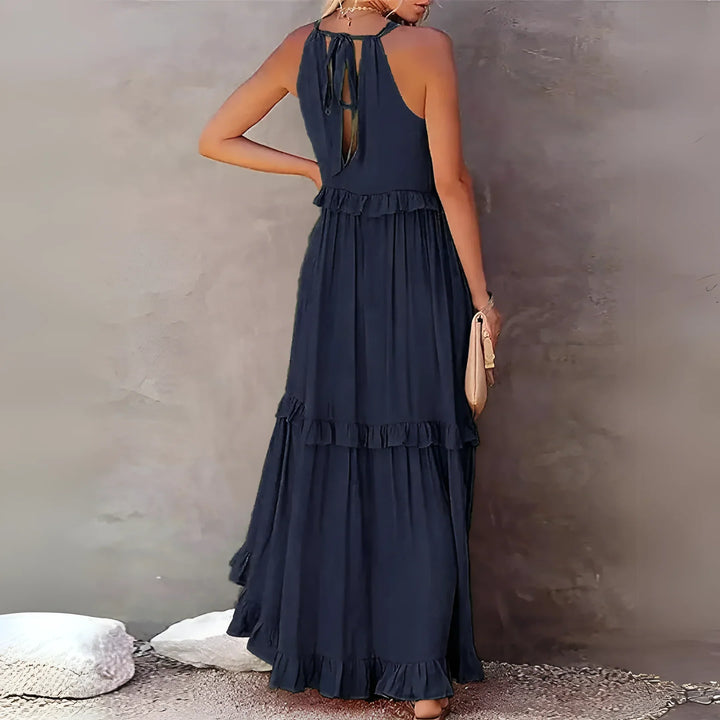Robe Lysa Longue – Style Bohème Chic & Coupe Fluide