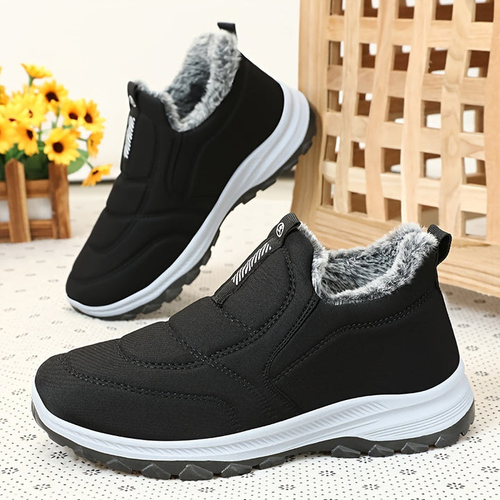 Sneakers Hivernales Doublées | Design Slip-On | Chaudes et Antidérapantes