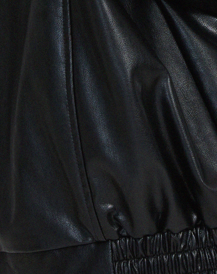 Elisa | Veste oversize en cuir