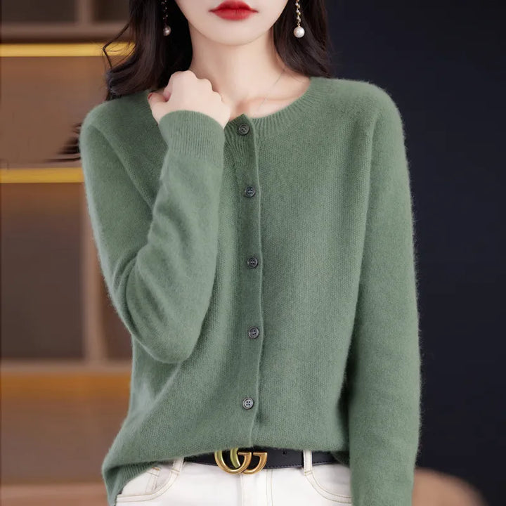 Cardigan en Maille Boutonné | Douceur et Élégance | Plusieurs Couleurs