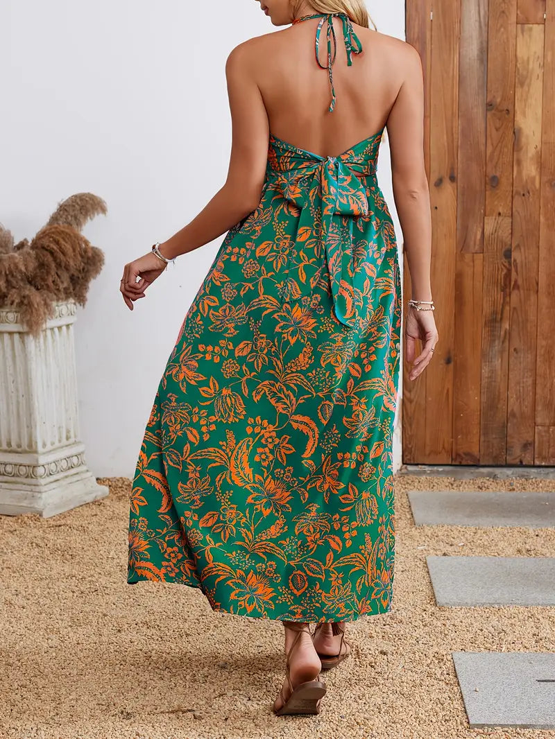 Robe Adela – Coupe Fluide & Imprimé Fleurie Bohème d’Été