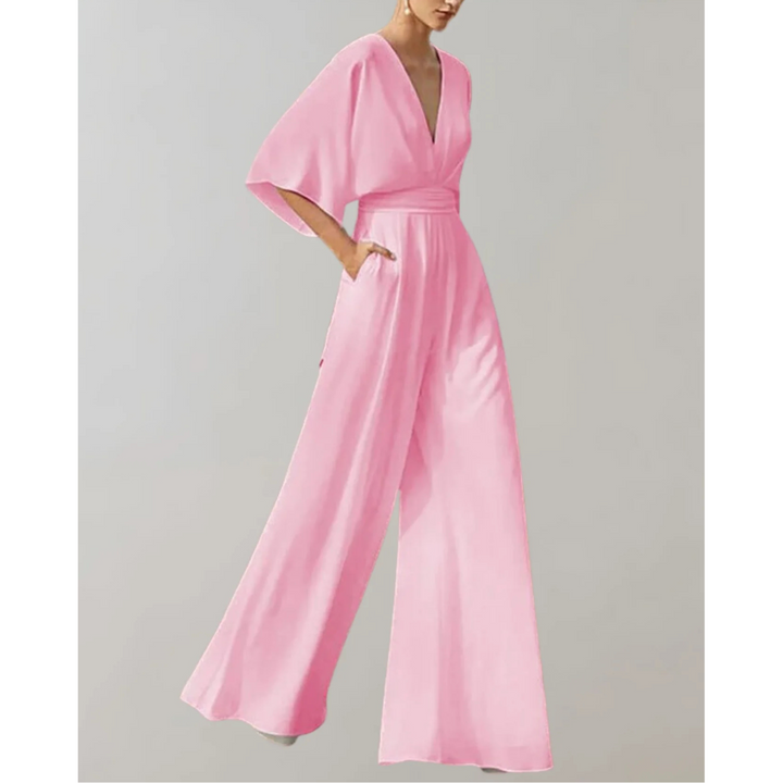 Céleste | Jumpsuit Fluide en Tissu Ajusté pour femmes
