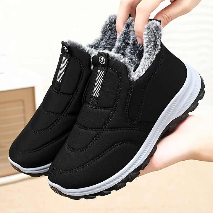 Sneakers Hivernales Doublées | Design Slip-On | Chaudes et Antidérapantes