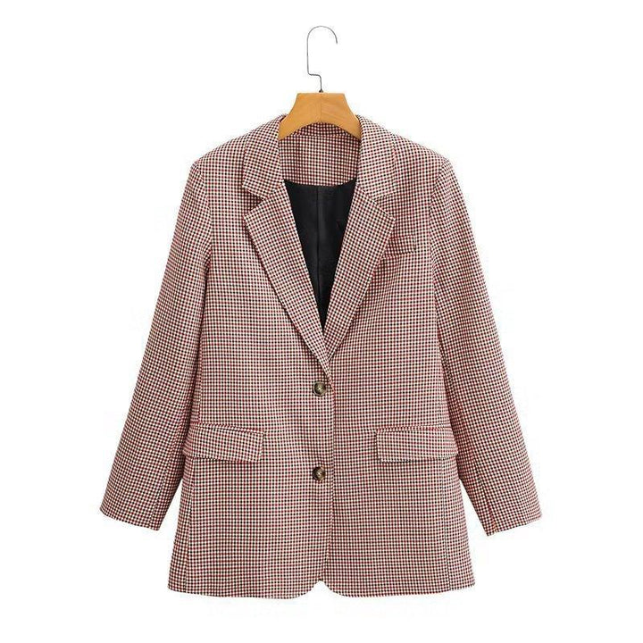 Blazer en Laine Mélangée | Coupe Ajustée | Élégant et Intemporel