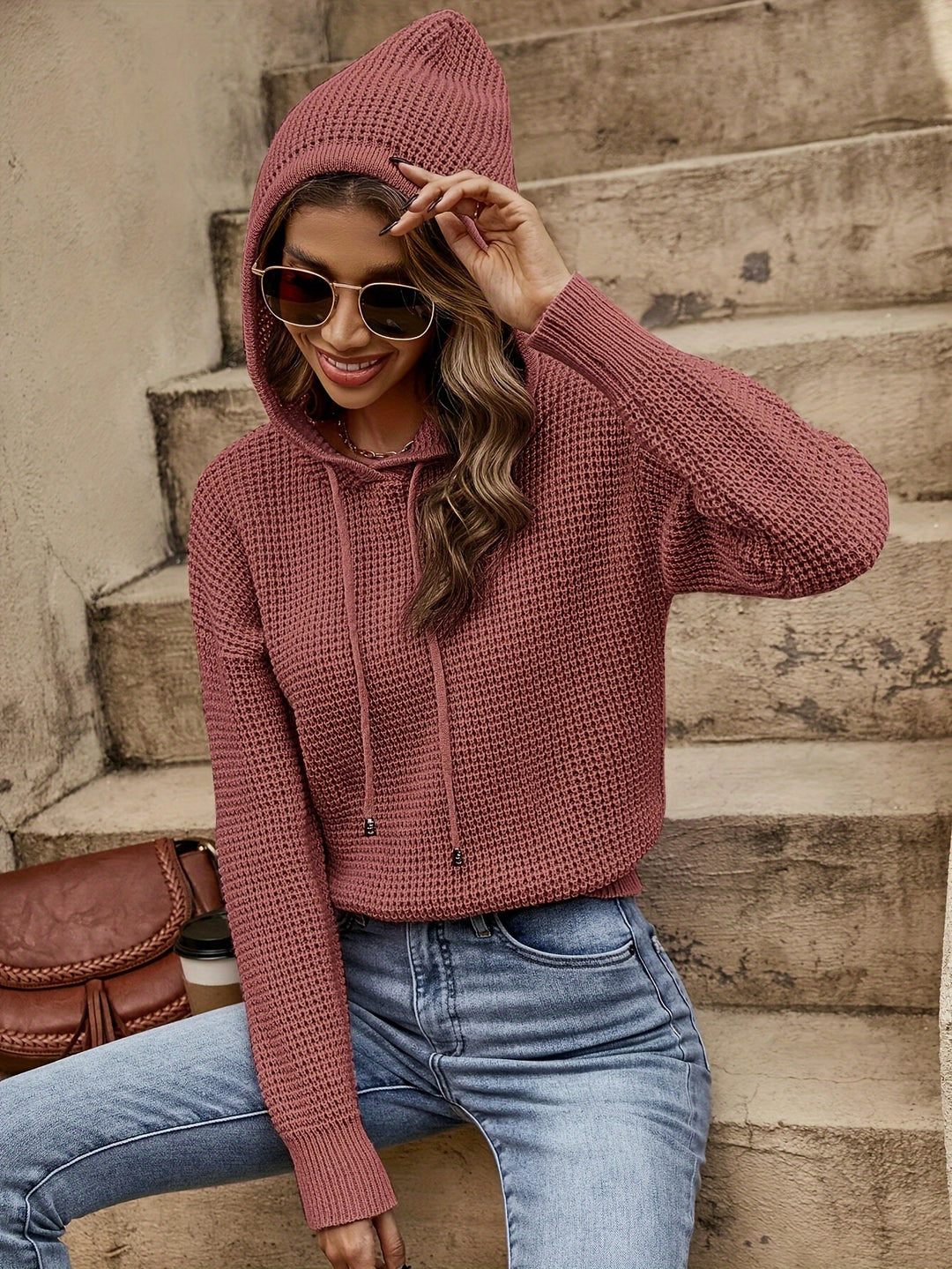 Pull À Capuche Décontracté Élégant Pour Femmes – Indispensable Mode Automne/Hiver