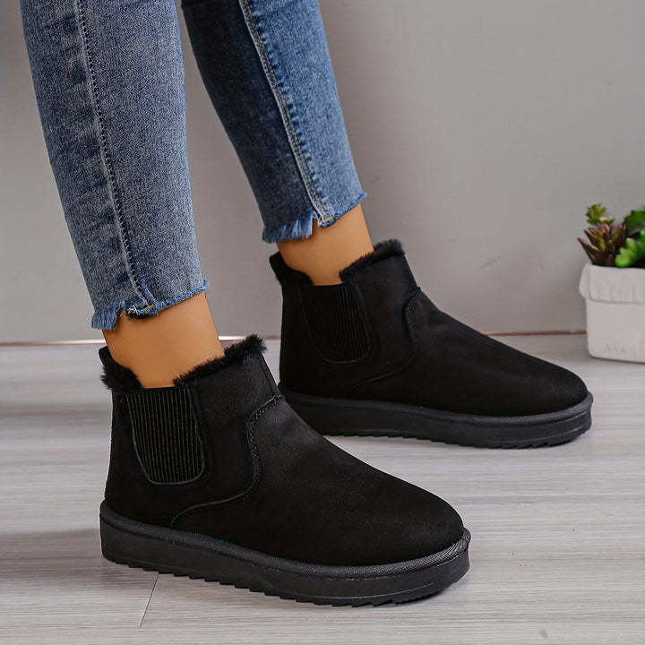 Bottines Slip-On Décontractées | Semelle Épaisse | Style Minimaliste
